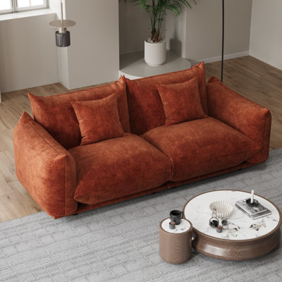 Chenille Upholstered Modular Sectional Sofa for Living Room by Latitude Run