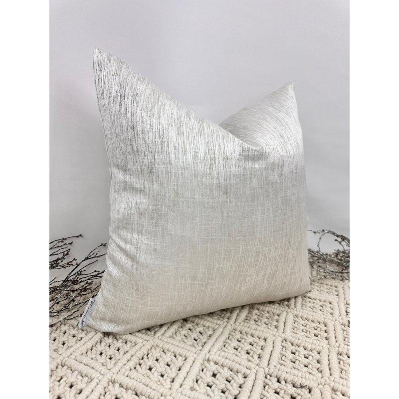 Abstract Beige Square Cushion Cover