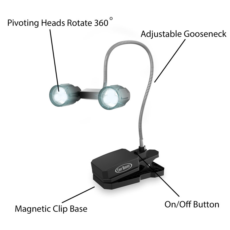 Chef Buddy Adjustable LED BBQ Grill Light
