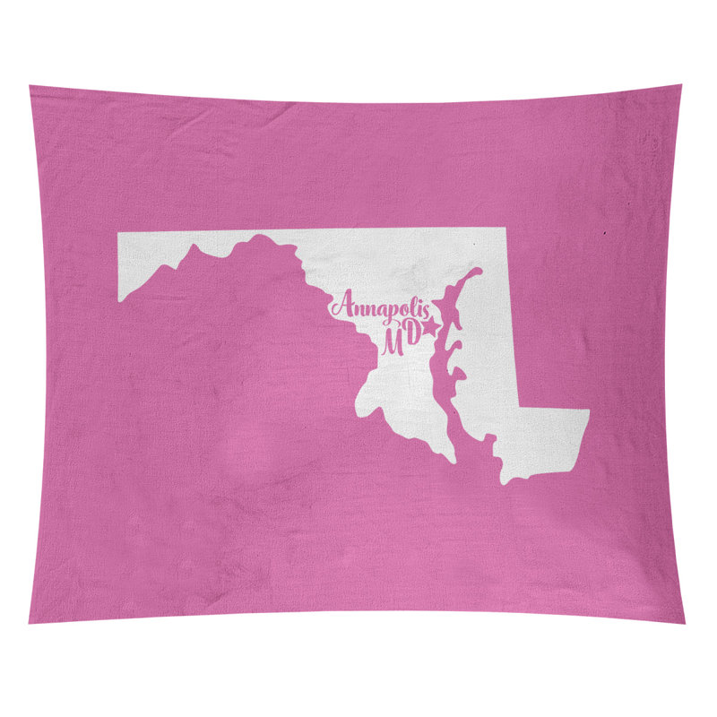 Polyester Tapestry, Pink, 27.5" H x 37.5" W