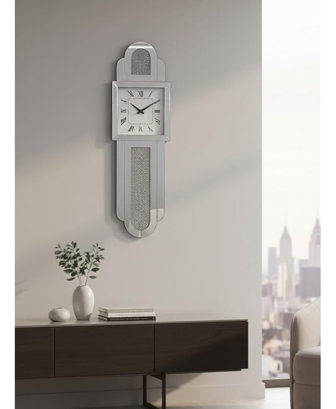 Glass Wall Clock