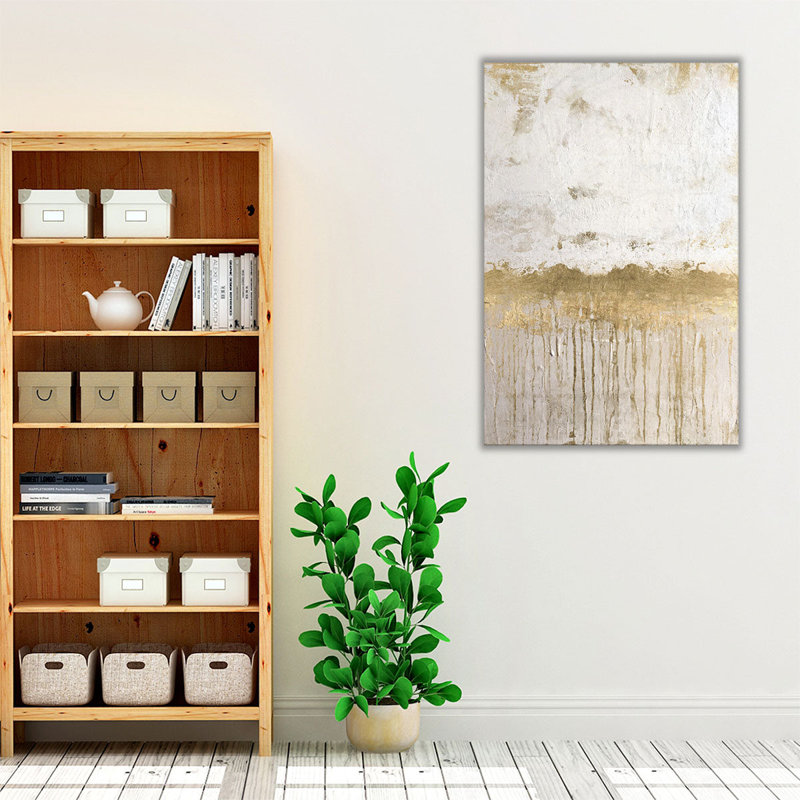 «Metallic Spill 1», reproduction d'art sur toile, H 18 po x l 12 po