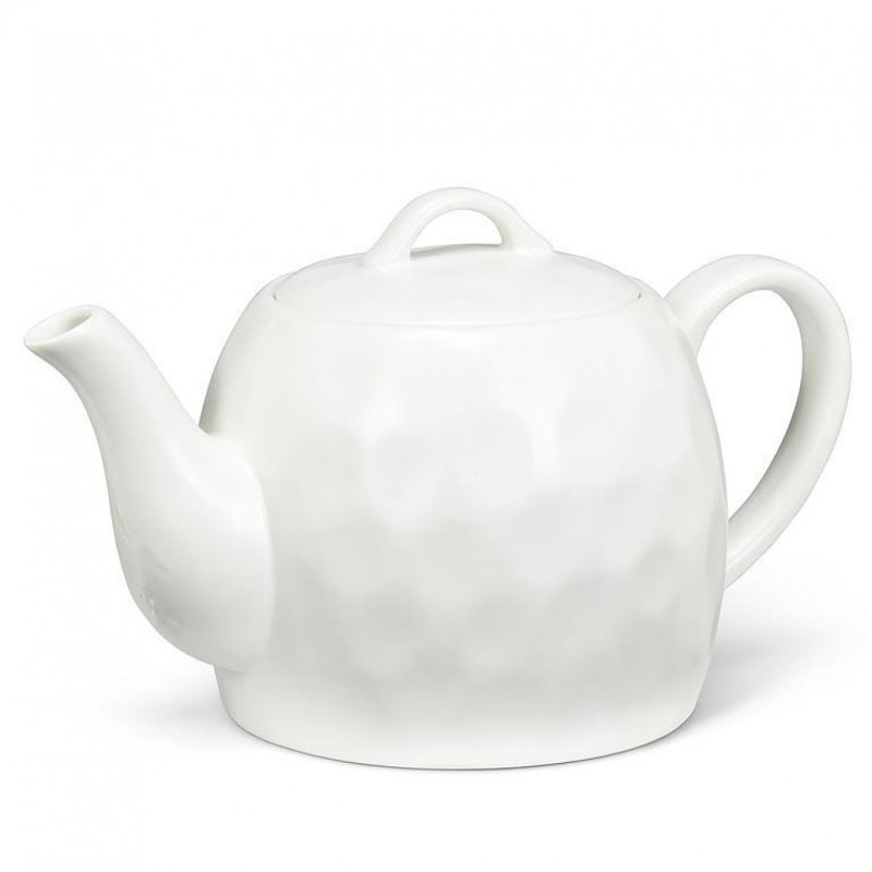 Matte Teapot, White