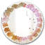 Miroir mural Crystals of Amethyst Leaves-45635627-123247462