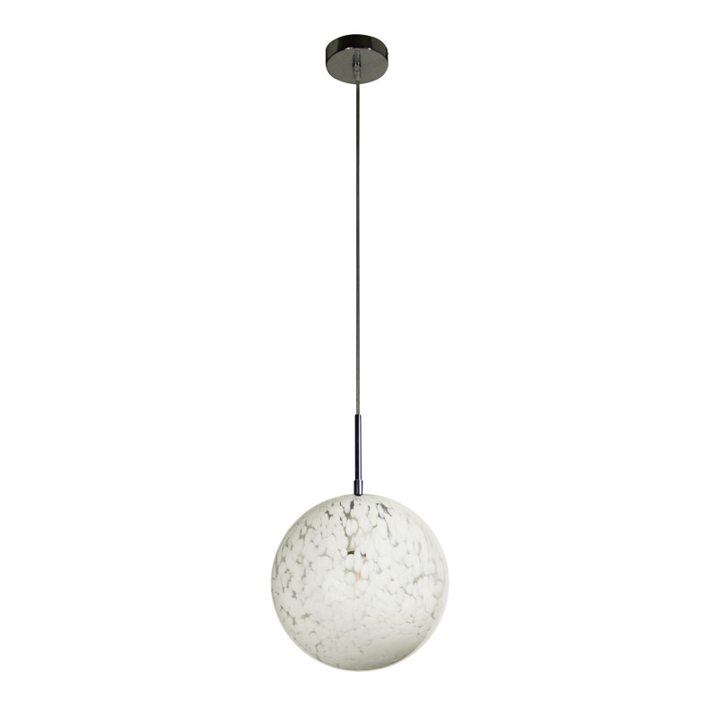 Givens 1 - Light Black Nickel Single Pendant