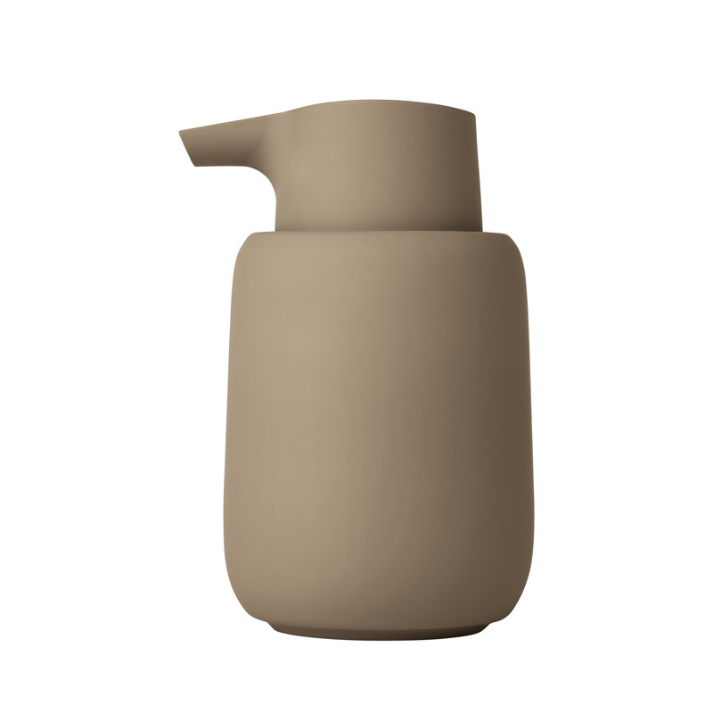 Sono Soap Dispenser, Silicone Covered Tan