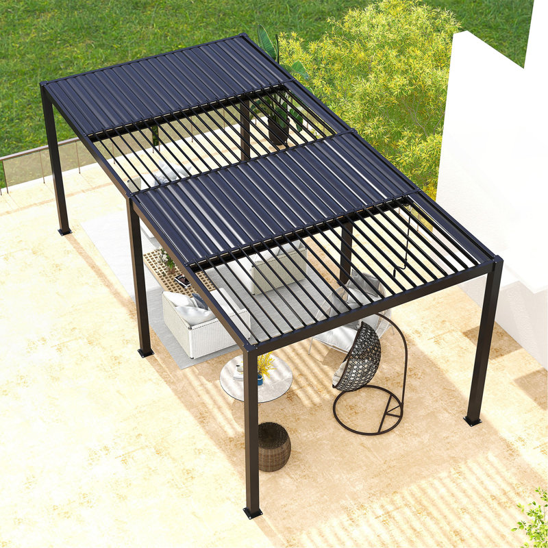 Cadre et persiennes en aluminium 8610J Pergola