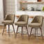 Tabouret de comptoir pivotant 26 po Makylia-1851578247