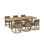 Junus Outdoor 11 - Piece Teak Dining Set with Cushions