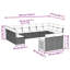 Ensemble de canapé de jardin modulaire en rotin PE Vidaxl-114254126