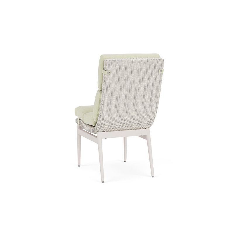 Cascade Outdoor Dining Side Chair, Bamboo Bay Meadow, Antique White