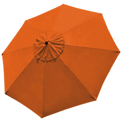 Housse pour parasol de terrasse en tissu 8 pièces Caeleb