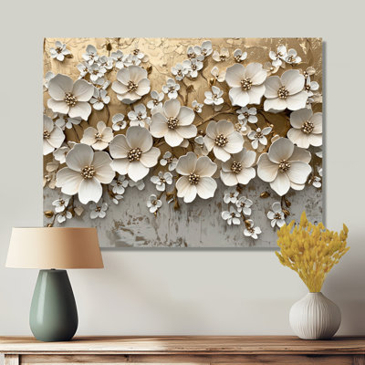 Monissa Cream Blossom Of Hydrangea Flowers II - Hydrangea Wall Art