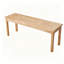 Banc de salle à manger en bois d'hévéa massif de 120 cm (47,2 po), banc d'entrée rustique, assise de table-1744275082
