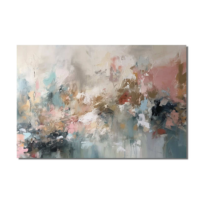 «Brushstroke Abstract Paint I», reproduction sur toile abstraite