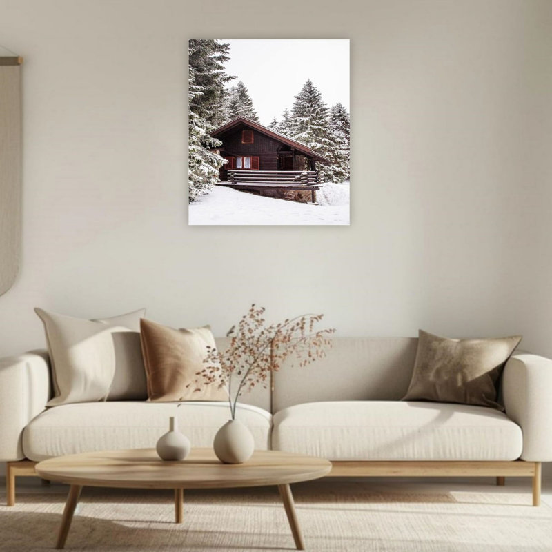 «Winter Cottage Christmas», art mural 24 po x 36 po