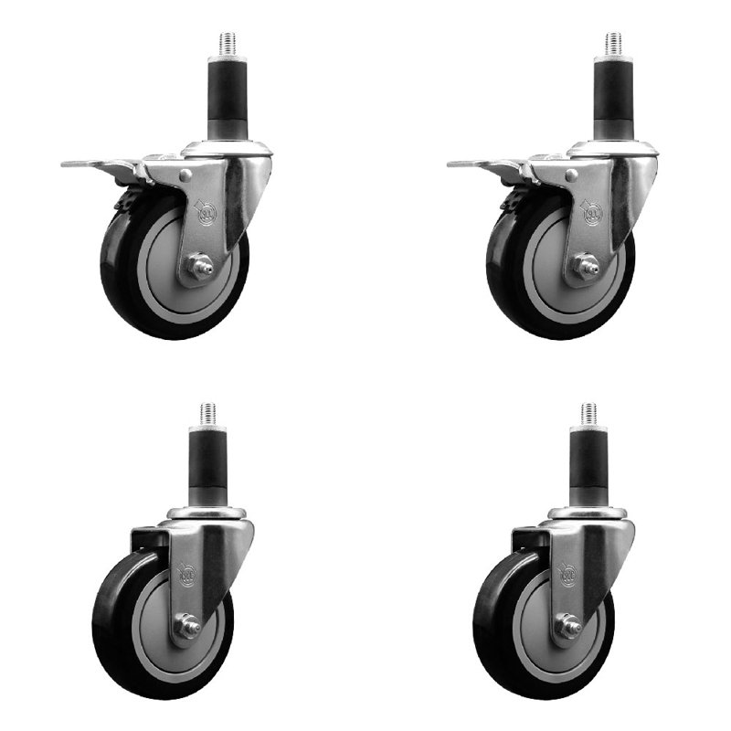 Ensemble de roulettes extensibles Poly