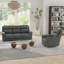 Fauteuil inclinable et oscillant manuel Oslo en saphir-1909996886