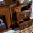 European-style solid wood carved and gilded fireplace-1010761803