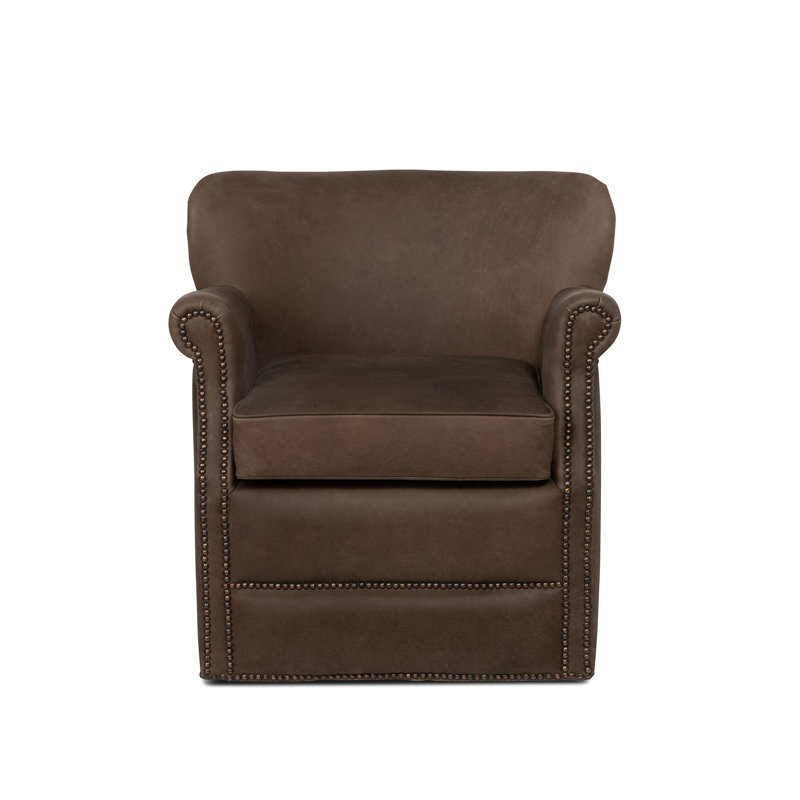 Chaise en cuir Armando, Morel