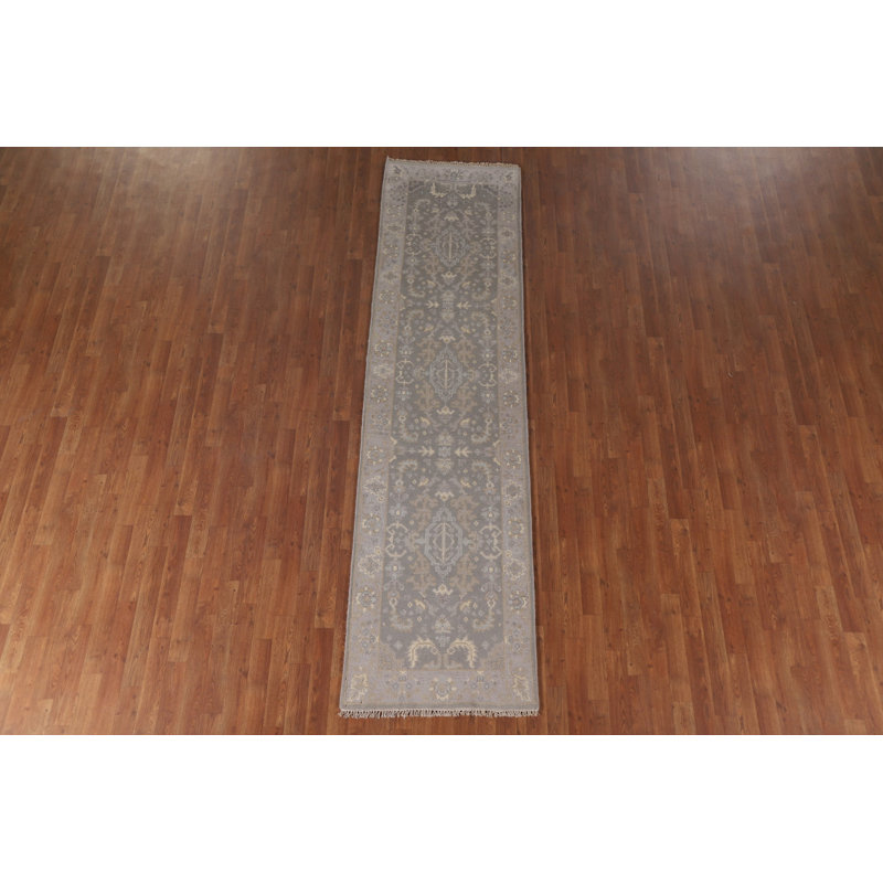 Tapis de couloir fait à la main Oushak 3 x 10