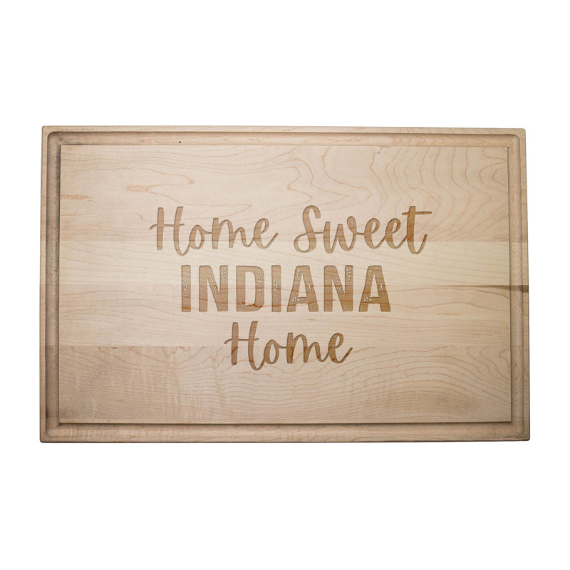Home Sweet Indiana Home Cutting Board