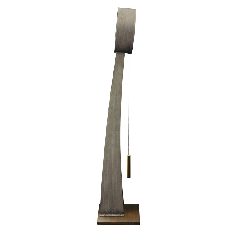 188cm Metal Floor Clock with Adjustable Chime Volume