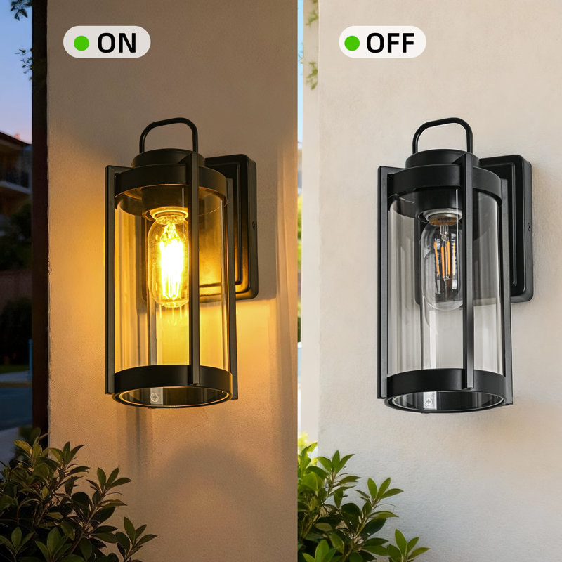 Amyann - 11In 1-Light, Clear Glass, Wet Rated, 10.5" H x 4.5" W x 5.5" D