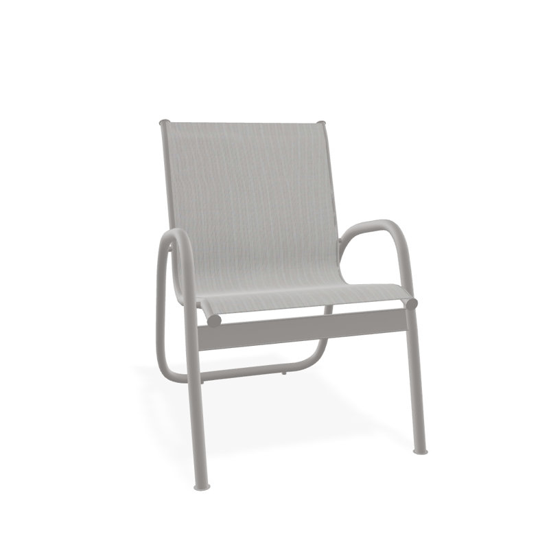 Fauteuil de patio Gardenella, Gris chaleureux texturé, Amalfi