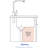 Stainless Steel Undermount Workstation Sink - 23X19x10 Inch, With Drain Assembly 23"X19"X10" Steel, And Rack