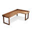 Bureau d'écriture en L en bois massif brun noisette-118354603-118354607-118354602