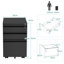 3 Drawer Steel File Cabinet-1830788247