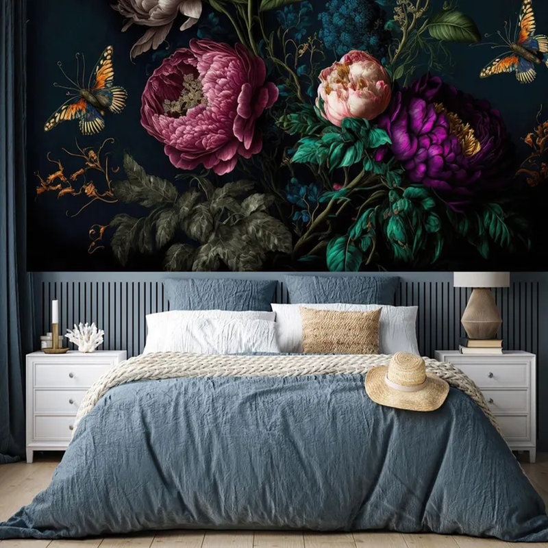 Midnight Garden Whispers, 110.04" L x 161" W