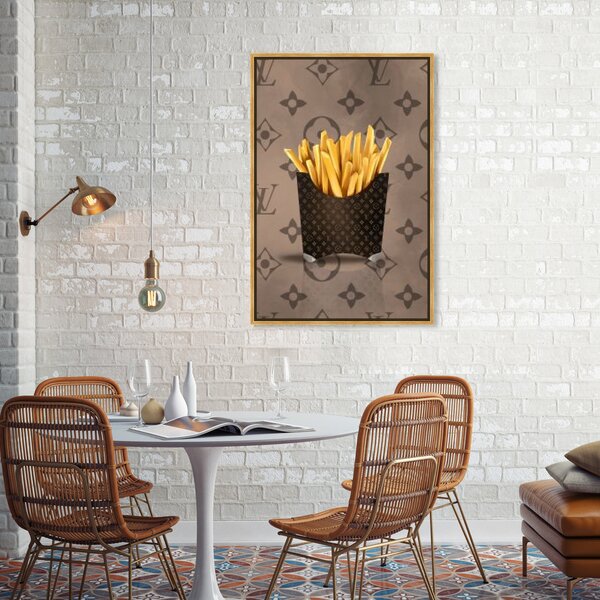 Fashion Fries Poster - Louis Vuitton fries 