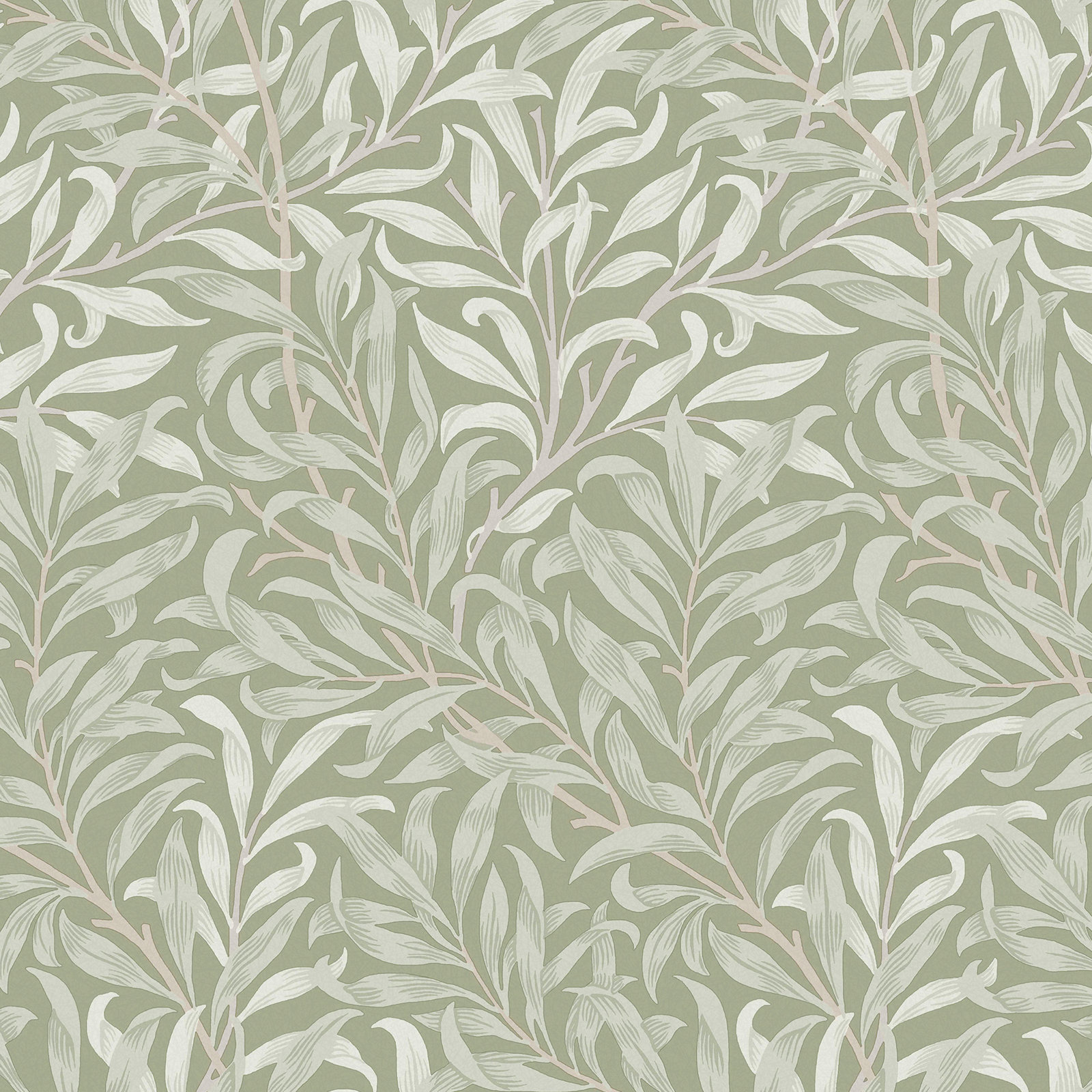 Floral Wallpaper, Sage