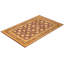 Tapis traditionnel bourgogne / caramel noué à la main de conception unique 5 pi 10 po x 9 pi 4 po Keller