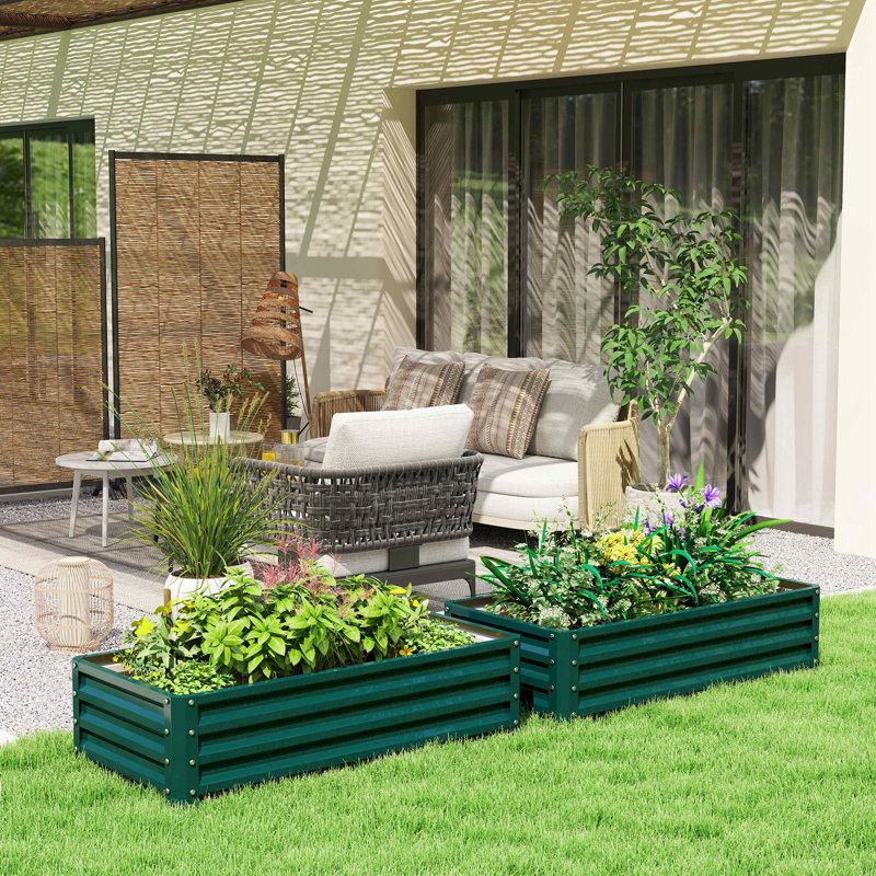 Raised Garden Bed, Green