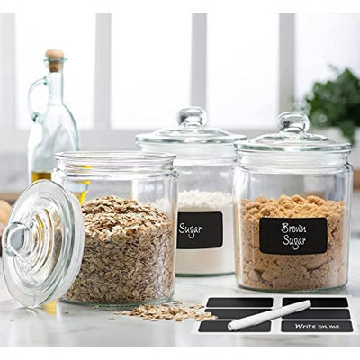 Glass Jar - Set of 3