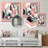 Modern Abstract Wall Decor on Metal-664394457