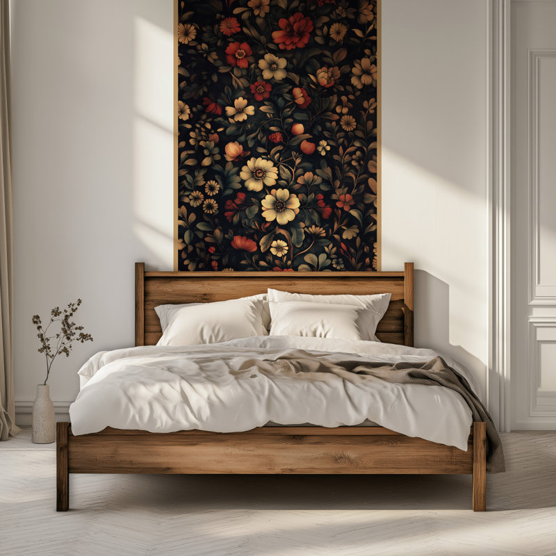 Adhésif décoratif mural William Morris, H 108 po x l 52 po