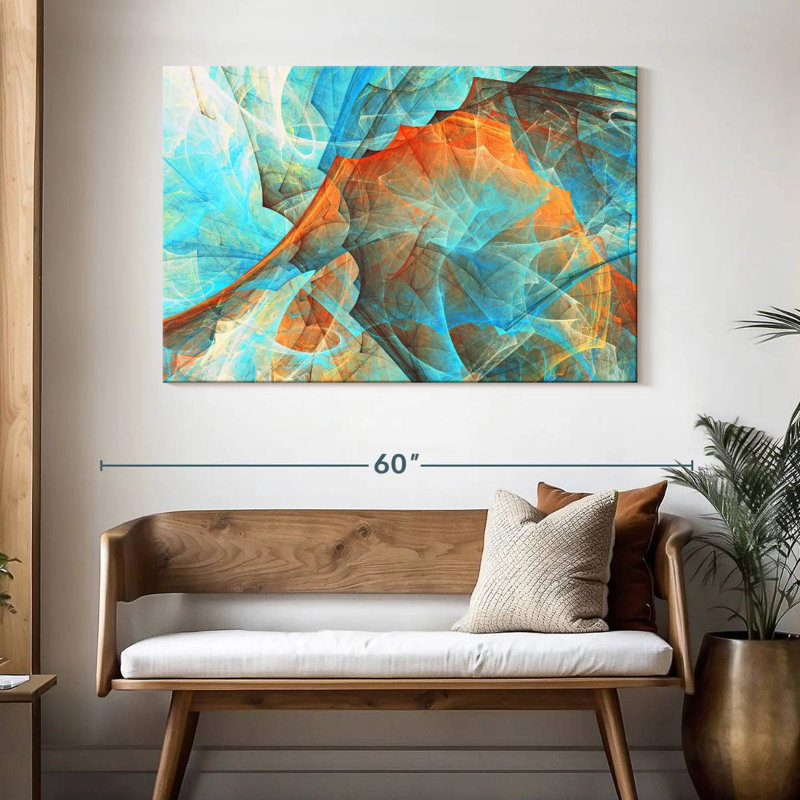 Abstrait numérique Avery Chill Out, H 32 po x l 48 po