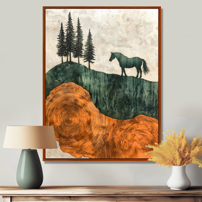 Mardiya équine élégance du cheval par la ferme I - cheval grand art mural