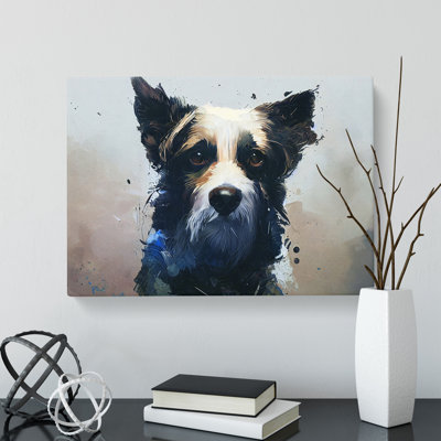 Dog Vol.1 Abstract - Wrapped Canvas