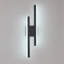58cm Black Acrylic LED Wall Sconce with Adjustable Light 