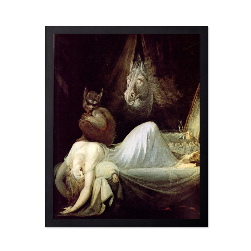 Le cauchemar, Black Framed, Poster, 24"H x 32"W