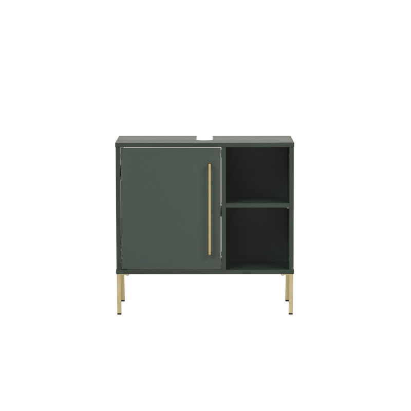 Bansil Bathroom Storage Cabinet, Forest green