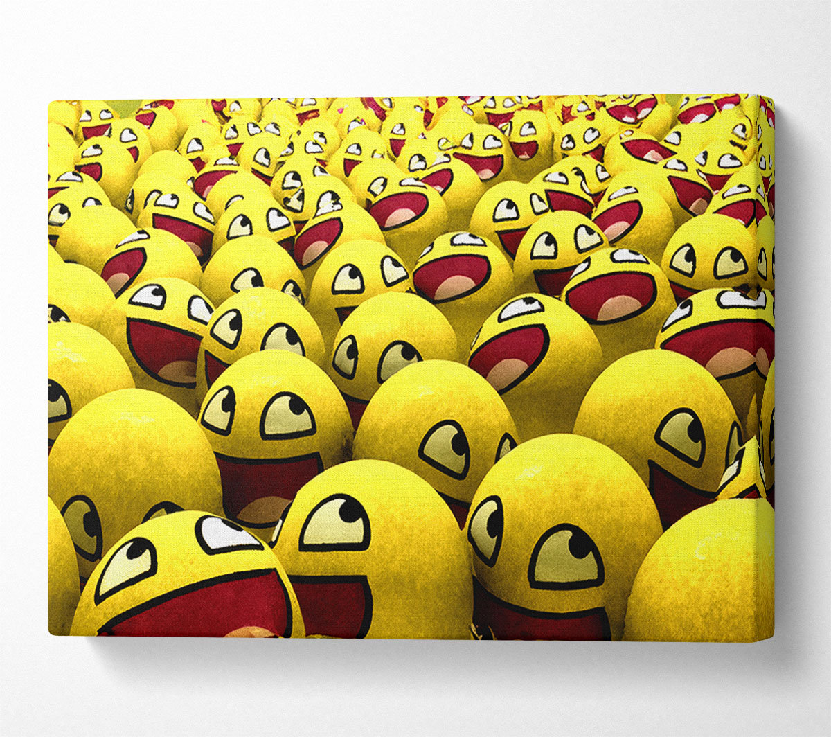17 Stories Funny Smileys - Wrapped Canvas Art Prints | Wayfair.co.uk