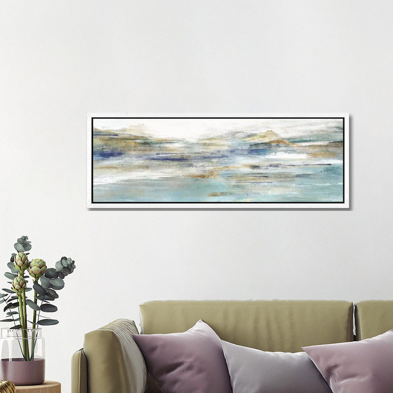 Upon A Clear III by Isabelle Z - Panoramic Print on Canvas, 121.92 cm H x 40.64 cm W, White Framed