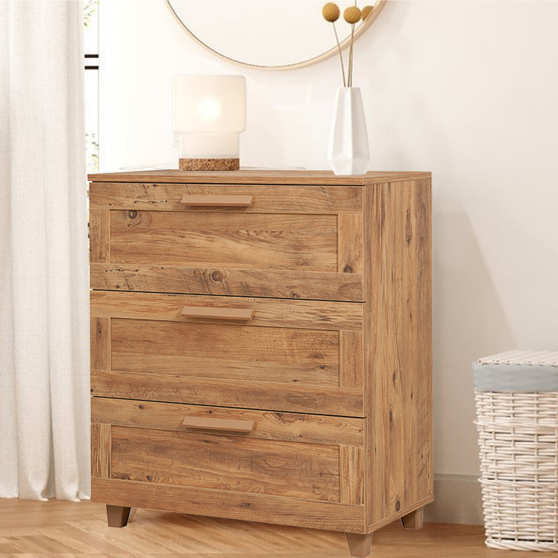 Commode 3 tiroirs l 31,5 po Collinsville, Brun