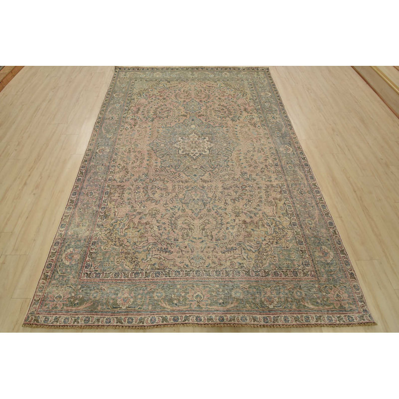 Tapis noué à la main 6 pi 8 po x 9 pi 11 po Tabriz